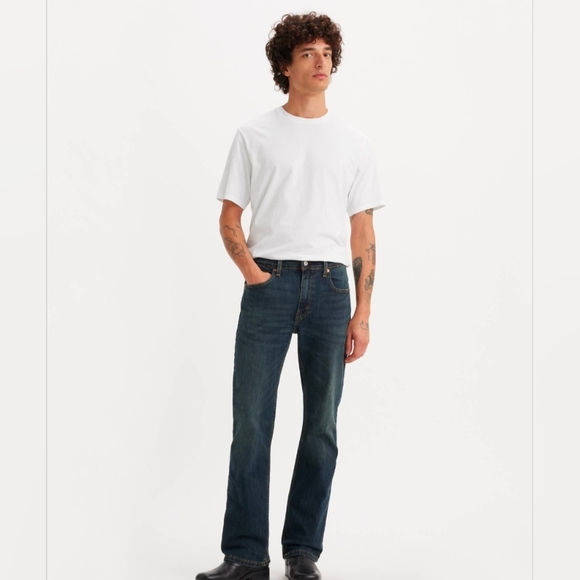 NWOT Levi's Dark Blue Bootcut Jeans for Men - Picture 1 of 5